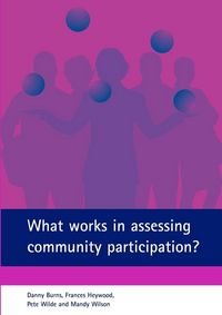 Produktbild: What works in assessing community participation?