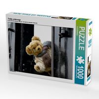 Produktbild: CALVENDO Puzzle Teddy unterwegs | 1000 Teile Lege-Gr&ouml;&szlig;e 64x48cm Foto-Puzzle f&uuml;r gl&uuml;ckliche Stunden