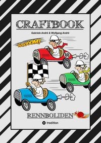 Produktbild: CRAFTBOOK - RACE ON - SPIEL - BASTELANLEITUNG - SUPER RENNWAGEN - TUTORIAL - TOLLE MOTIVE - FLITZER - KNIFFLIGE R&Auml;TSEL - STORYTELLING - &Uuml;BUNGEN