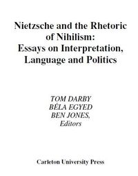 Produktbild: Nietzsche and the Rhetoric of Nihilism