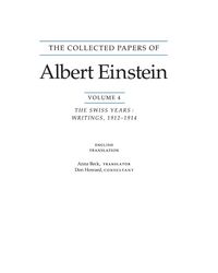 Produktbild: The Collected Papers of Albert Einstein, Volume 4 (English)