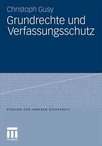 Produktbild: Grundrechte und Verfassungsschutz