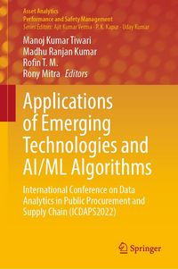 Produktbild: Applications of Emerging Technologies and AI/ML Algorithms