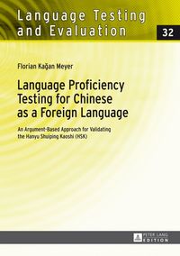 Produktbild: Language Proficiency Testing for Chinese as a Foreign Language