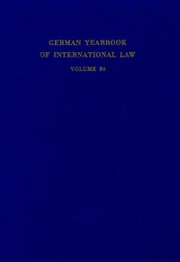 Produktbild: German Yearbook of International Law - Jahrbuch f&uuml;r Internationales Recht.