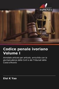 Produktbild: Codice penale ivoriano Volume I