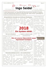 Produktbild: 2018 Ein System stirbt