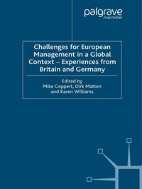Produktbild: Challenges for European Management in a Global Context