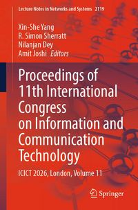Produktbild: Proceedings of 11th International Congress on Information and Communication Technology