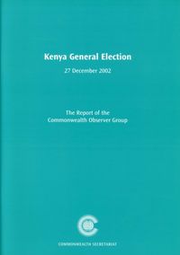 Produktbild: Kenya General Election, 27 December 2002
