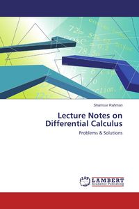 Produktbild: Lecture Notes on Differential Calculus