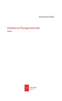 Produktbild: Comme un paysage mouvant