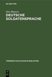 Produktbild: Deutsche Soldatensprache