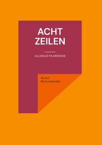 Produktbild: Acht Zeilen