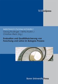 Produktbild: Evaluation und Qualit&auml;tssicherung von Forschung und Lehre im Bologna-Prozess