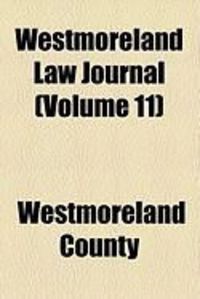 Produktbild: Westmoreland Law Journal (Volume 11)