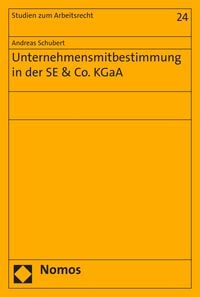 Produktbild: Unternehmensmitbestimmung in der SE & Co. KGaA