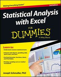 Produktbild: Statistical Analysis with Excel For Dummies