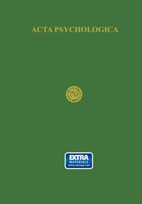 Produktbild: Acta Psychologica including Netherlands-Scandinavian Journal of Psychology