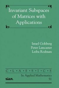 Produktbild: Invariant Subspaces of Matrices with Applications