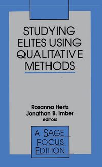 Produktbild: Studying Elites Using Qualitative Methods