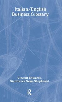Produktbild: Italian/English Business Glossary