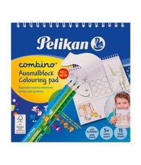 Produktbild: Pelikan Spiral Malblock Combino 15x15cm Tiermotive