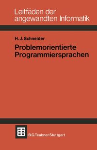 Produktbild: Problemorientierte Programmiersprachen