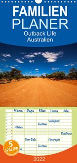 Produktbild: Outback Life - Australien - Familienplaner hoch (Wandkalender 2022 , 21 cm x 45 cm, hoch)