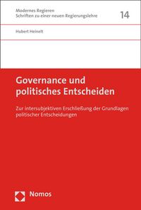 Produktbild: Governance und politisches Entscheiden