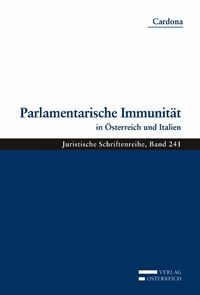 Produktbild: Parlamentarische Immunit&auml;t
