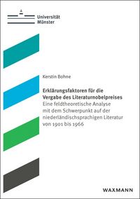 Produktbild: Erkl&auml;rungsfaktoren f&uuml;r die Vergabe des Literaturnobelpreises