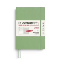 Produktbild: Wochenkalender & Notizbuch Medium (A5) 2027, Softcover, Salbei, Deutsch