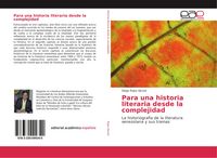 Produktbild: Para una historia literaria desde la complejidad