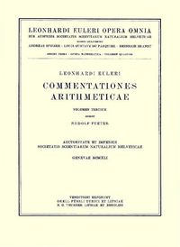 Produktbild: Commentationes arithmeticae 2nd part