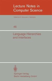 Produktbild: Language Hierarchies and Interfaces