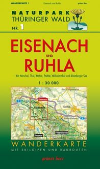 Wanderkarte Eisenach und Ruhla 1:30 000 