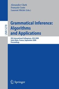 Produktbild: Grammatical Inference: Algorithms and Applications