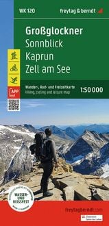 Produktbild: freytag & berndt Wanderkarte WK 120 Gro&szlig;glockner, Sonnblick - Kaprun - Zell am See 1:50.000