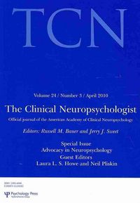 Produktbild: Advocacy in Neuropsychology