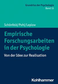 Produktbild: Empirische Forschungsarbeiten in der Psychologie