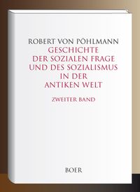 Produktbild: Geschichte der sozialen Frage und des Sozialismus in der antiken Welt