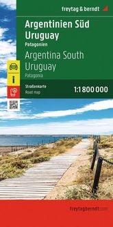 Produktbild: Argentinien S&uuml;d - Uruguay, Stra&szlig;enkarte 1:1.800.000, freytag & berndt