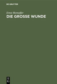 Produktbild: Die gro&szlig;e Wunde