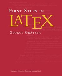 Produktbild: First Steps in Latex