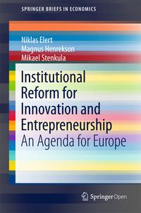 Produktbild: Institutional Reform for Innovation and Entrepreneurship