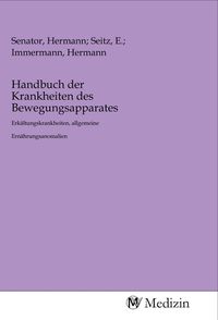 Produktbild: Handbuch der Krankheiten des Bewegungsapparates