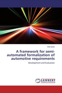 Produktbild: A framework for semi-automated formalization of automotive requirements