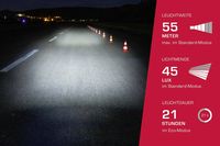 Sigma Fahrradbeleuchtung Set AURA 45 / Nugget Set LED akkubetrieben Schwarz