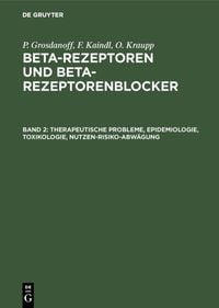 Produktbild: Therapeutische Probleme, Epidemiologie, Toxikologie, Nutzen-Risiko-Abw&auml;gung